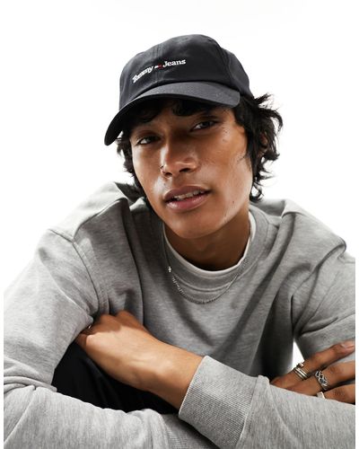 Black tommy 2024 hilfiger hat