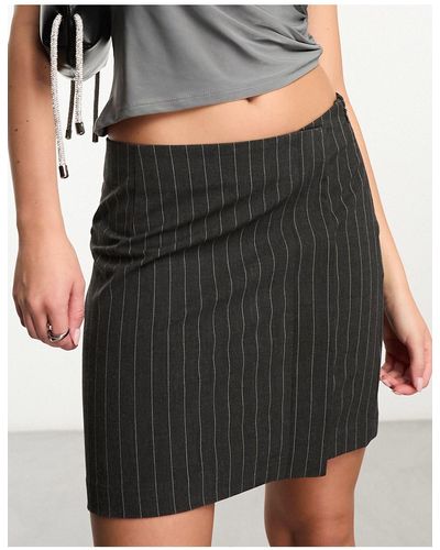 ONLY High Waisted Tailored Mini Skirt - Black