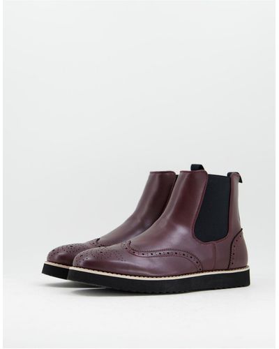 Truffle Collection Chelsea Boots - Paars