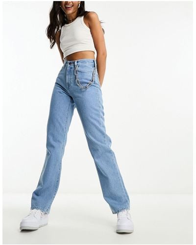 Carhartt Noxon High Waist Straight Jeans - Blue