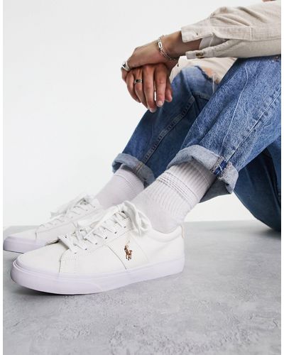 Polo Ralph Lauren Sayer Sneakers With Pony Logo - Blue