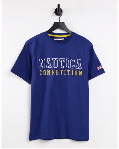 Nautica Hoist - T-shirt - Blauw