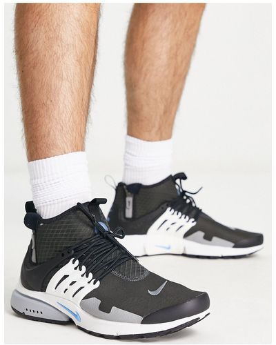 Nike – air presto – mittelhohe utility-sneaker - Weiß