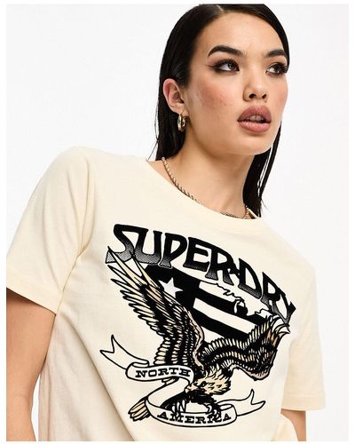 Superdry – t-shirt - Schwarz