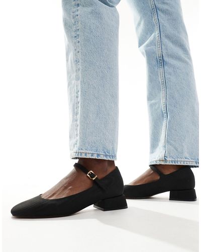 ASOS – lead – mary-jane-ballerinas - Blau