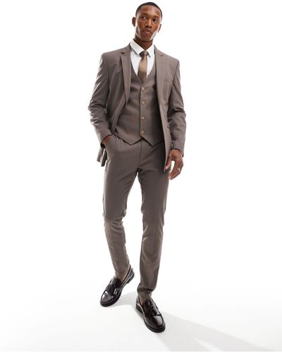 ASOS Skinny Suit Trouser - Grey