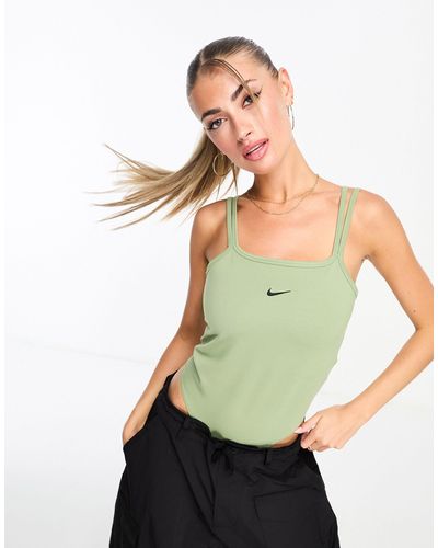 Nike Mini Swoosh Cami Bodysuit - Green