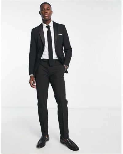 SELECTED Slim Fit Tux Suit Trouser - White