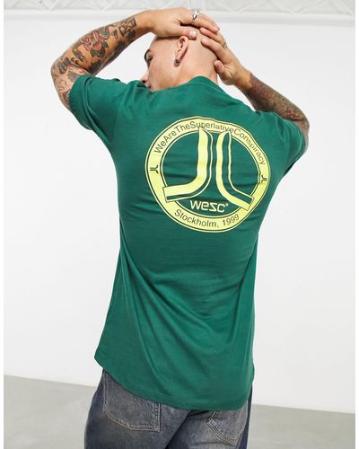 Wesc T-shirt con stampa - Verde