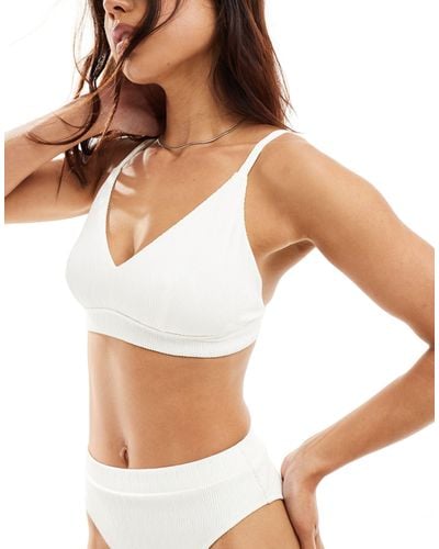 Lindex Kelly Bralette Bikini Top - White