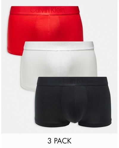 Buy White & Red Trunks for Men by Calvin Klein Underwear Online