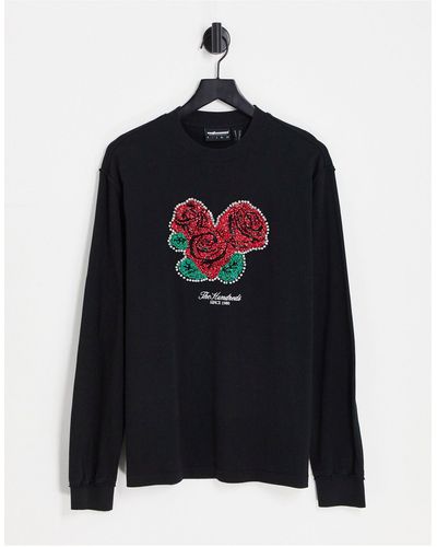The Hundreds Robertson - top a maniche lunghe - Nero