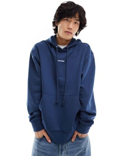 Collusion Central Logo Hoodie - Blue