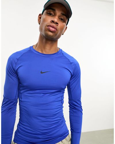 Nike Camiseta azul real ajustada