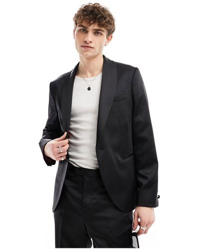 Twisted Tailor Draco Suit Jacket - Black