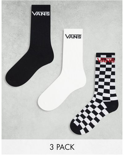 Vans Classic Assorted Crew Socks - White