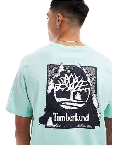 Timberland Camiseta extragrande con logo - Gris
