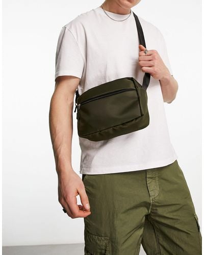 Public Desire Egon Nylon Crossbody Bag - Green