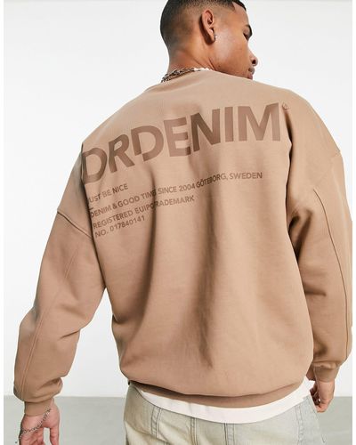 Dr. Denim – justus – sweatshirt - Natur
