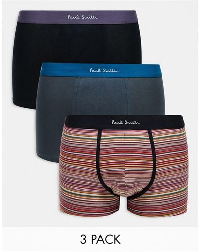 PS by Paul Smith Paul Smith 3 Pack Trunks - Black