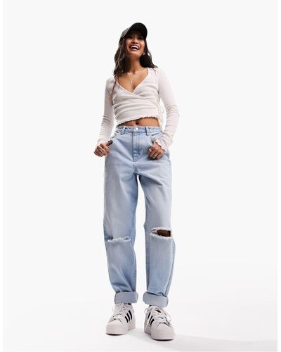 ASOS Relaxed Mom Jean - Blue