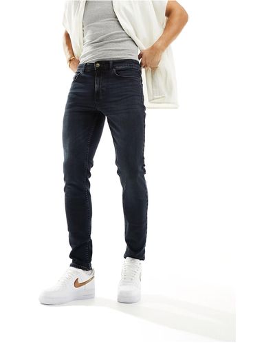New Look – eng geschnittene jeans - Blau