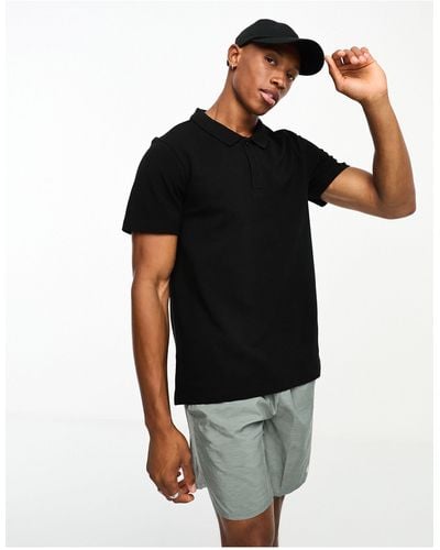 ASOS 4505 Golf Polo With Quick Dry - Black