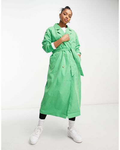 Jdy Oversized Trenchcoat - Groen