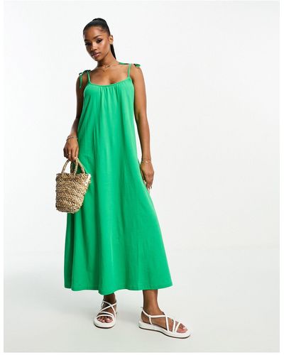 New Look Strappy Midi Dress - Green