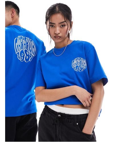 Napapijri – keiki – unisex-t-shirt - Blau