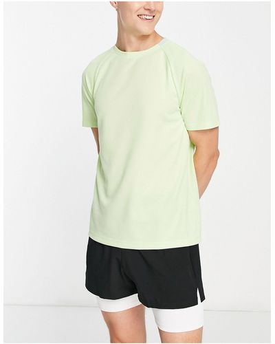 ASOS 4505 Easy-fit Trainingsshirt Met Contrast - Groen