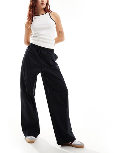 Weekday Hanna Slouchy Trousers - Blue