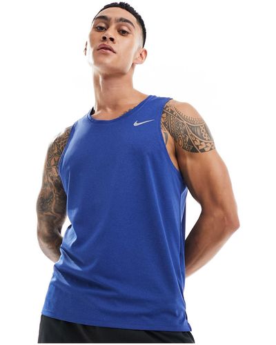 Nike Miler Dri-fit Vest - Blue