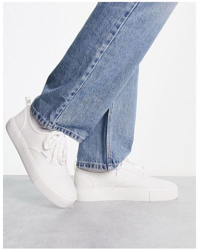 ASOS Chunky Lace Up Sneakers - Blue