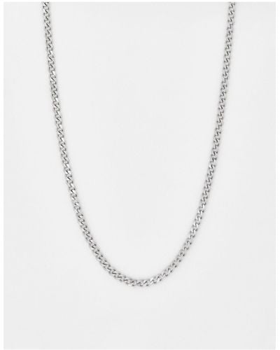 Icon Brand Deposit Stainless Steel Chain Necklace - Metallic