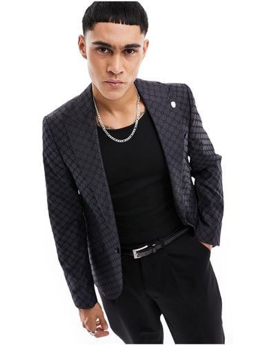 Twisted Tailor Kei Suit Jacket - Black
