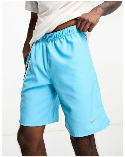 Nike Pantalones cortos es d.y.e. challenger - Azul
