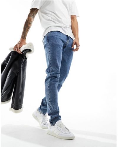 Calvin Klein – schmal zulaufende jeans - Blau
