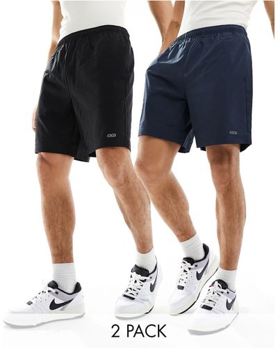 ASOS 4505 – icon – schnelltrocknende sport-shorts - Schwarz