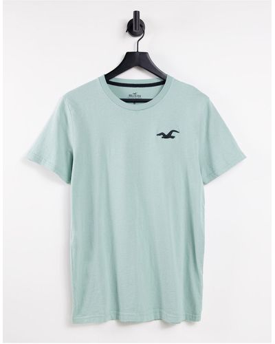Hollister Exploded - t-shirt salvia con logo - Verde
