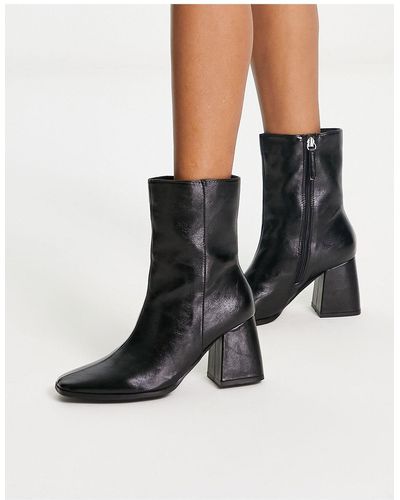 Pimkie Block Heeled Boots - Black