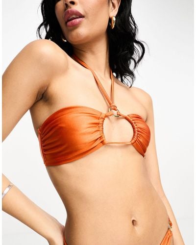 Hunkemöller Desert Bandeau Bikini Top - Orange