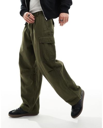 Alpha Industries Aircraft Loose Fit Cargo Trousers - Green