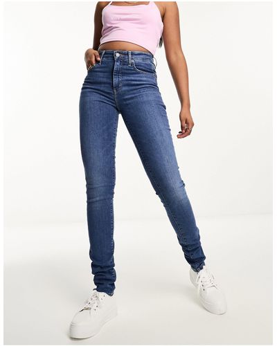 Levi's 721 High Rise Skinny Jeans - Blue