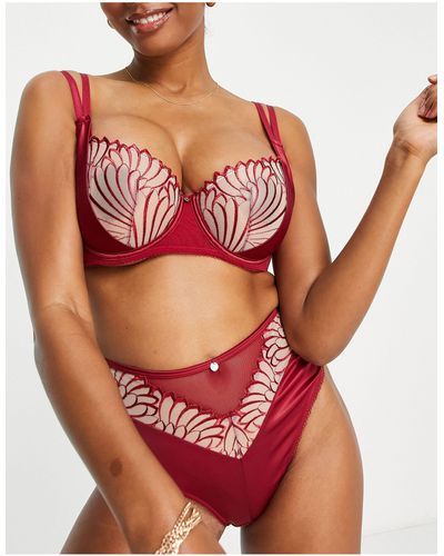 Curvy Kate Scantilly by - fallen angel - reggiseno a balconcino non imbottito - Rosso