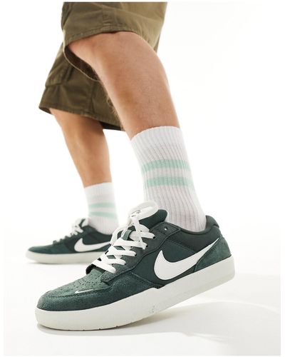 Nike Nike - sb force 58 - sneakers scuro e bianche - Verde