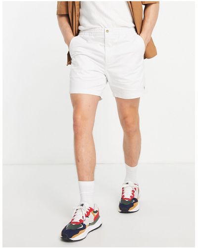 Polo Ralph Lauren – prepster – shorts aus twill - Weiß