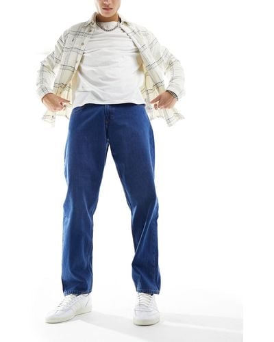 Lee Jeans Oscar - jean fuselé décontracté style années 90 - délavage moyen - Bleu