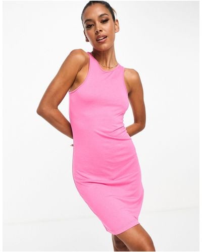 French Connection Racer Jersey Mini Dress - Pink