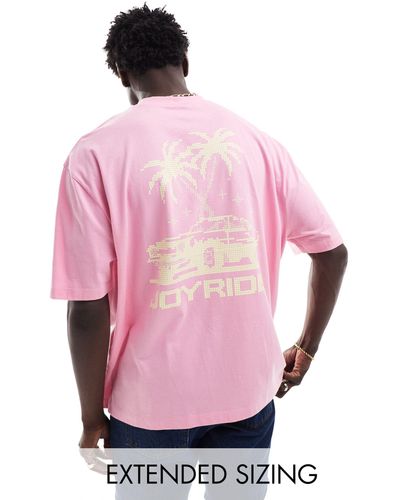 ASOS Oversized T-shirt - Pink